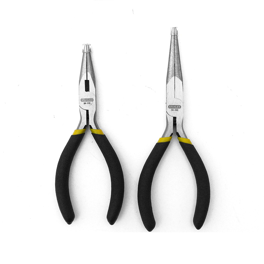 史丹利迷你尖嘴钳斜口钳针嘴钳顶切钳弯嘴钳扁嘴钳电子钳