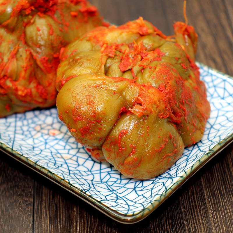 宁波特产余姚五香风干榨菜整棵榨菜头榨菜芯酱菜咸菜下饭菜500g