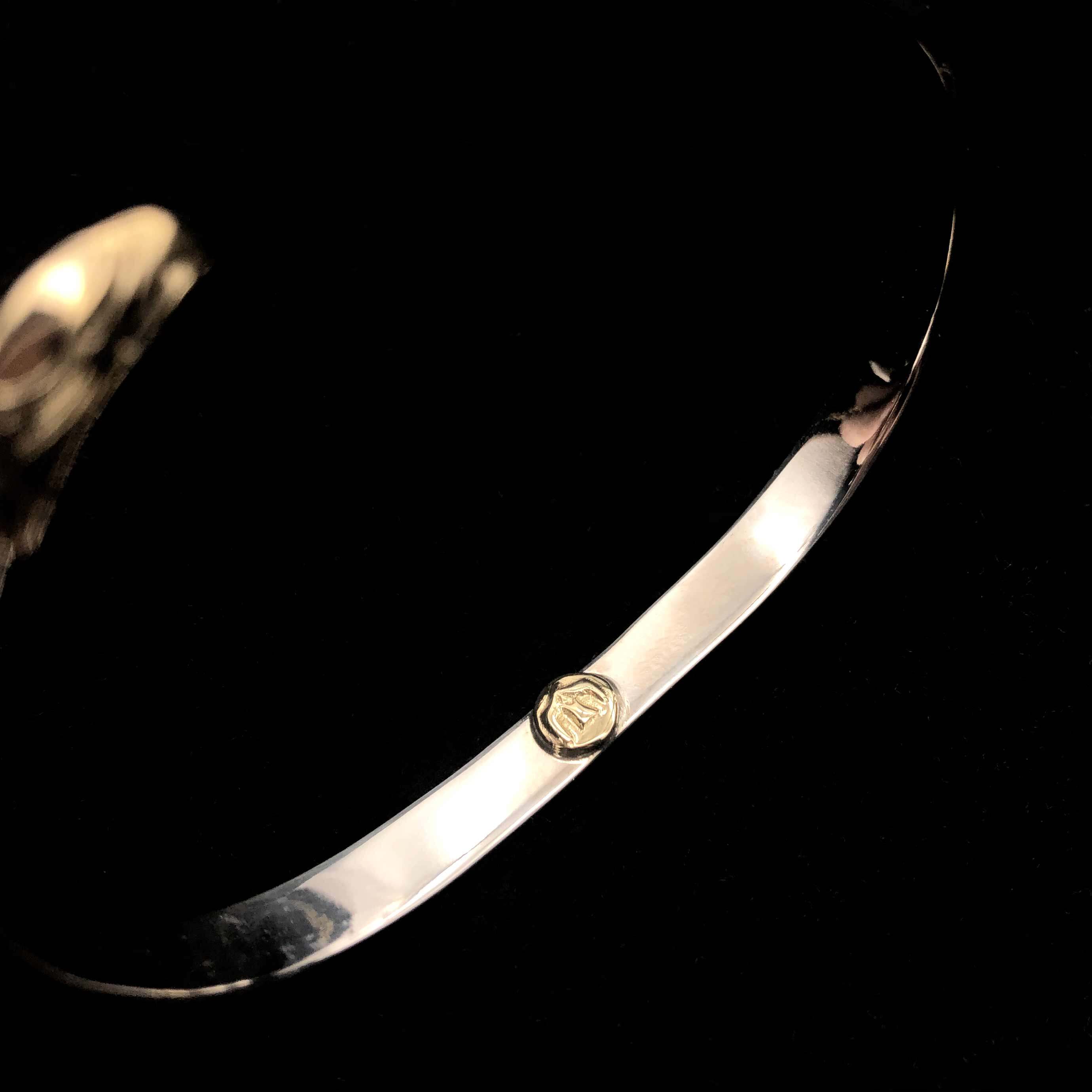 手工银饰鹫见太郎tarowashimi双鹰鹰头手镯男潮纯银手镯