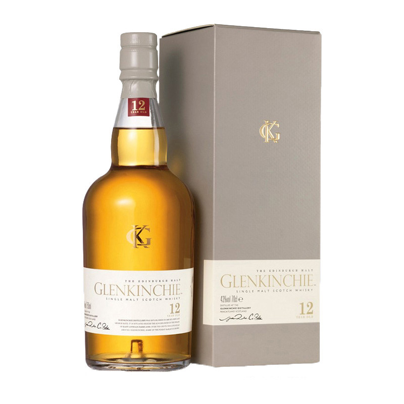 格兰昆奇12年单一麦芽苏格兰威士忌glenkinchie英国进口威士忌