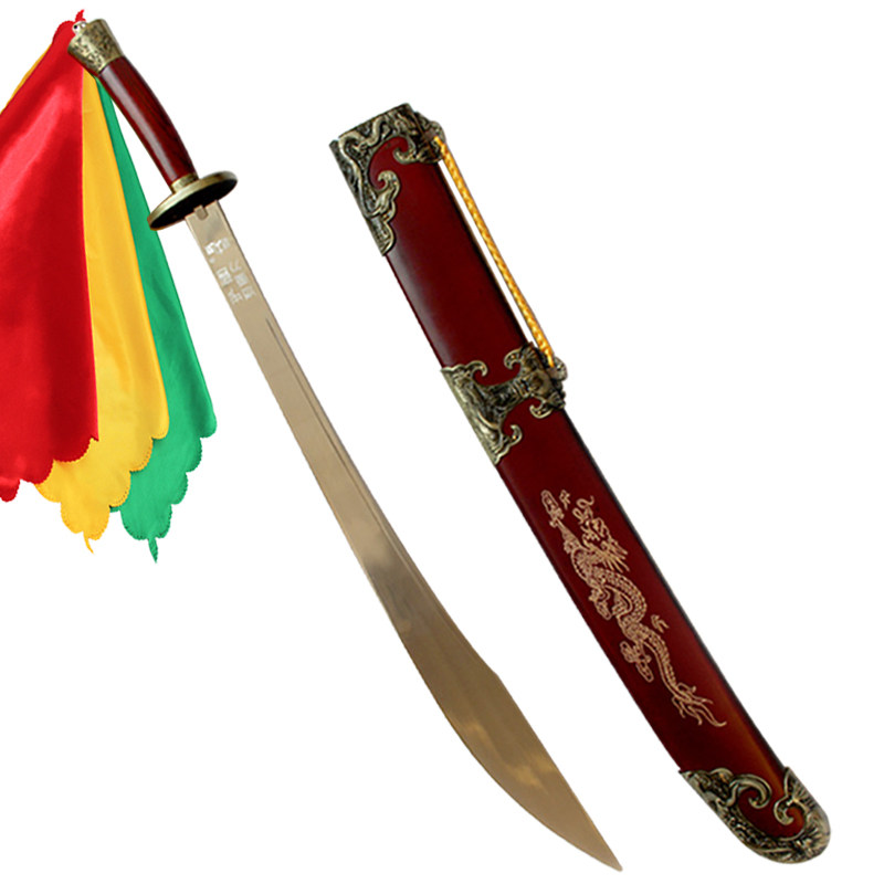 精品不锈钢太极半硬刀女款表演软刀中华武术更多武术装备