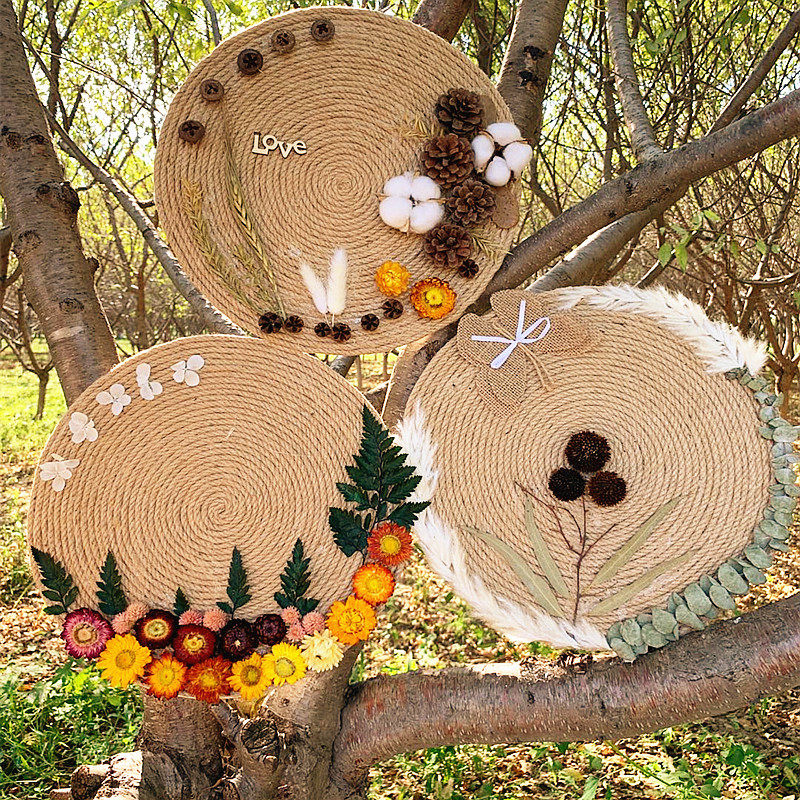 木片圆木手绘绘画diy手工手工制制作木头木板缝纫diy材料套装