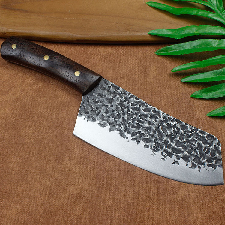家用菜刀一体锻打不锈钢440c材质切肉切菜肉片菜刀