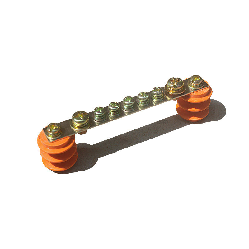 铜排配电箱接线端子零排零线12位10孔7孔5孔双杆接线端子