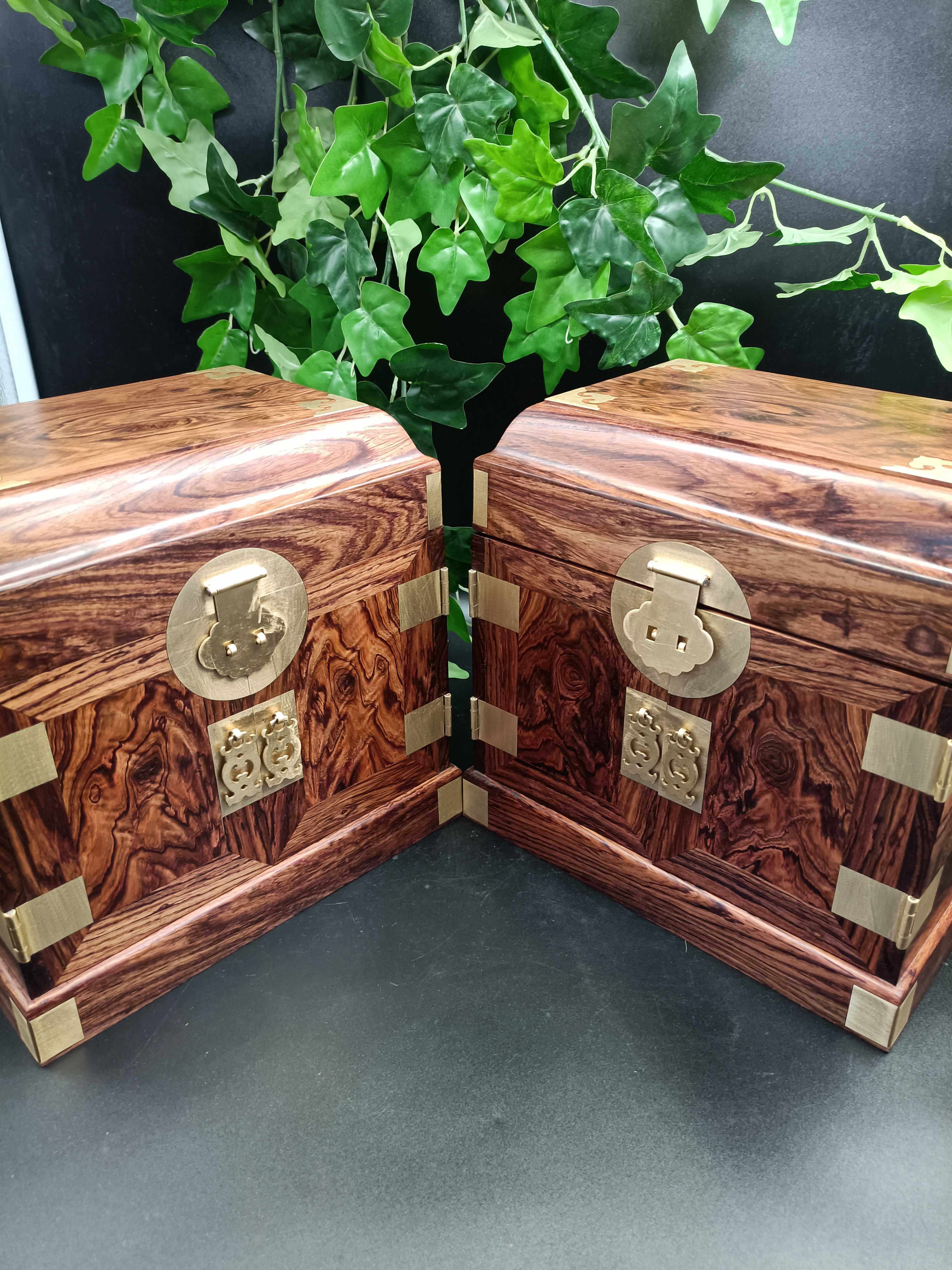 收藏重器海南黄花梨管箱首饰盒珠宝宝盒多宝宝箱佛珠