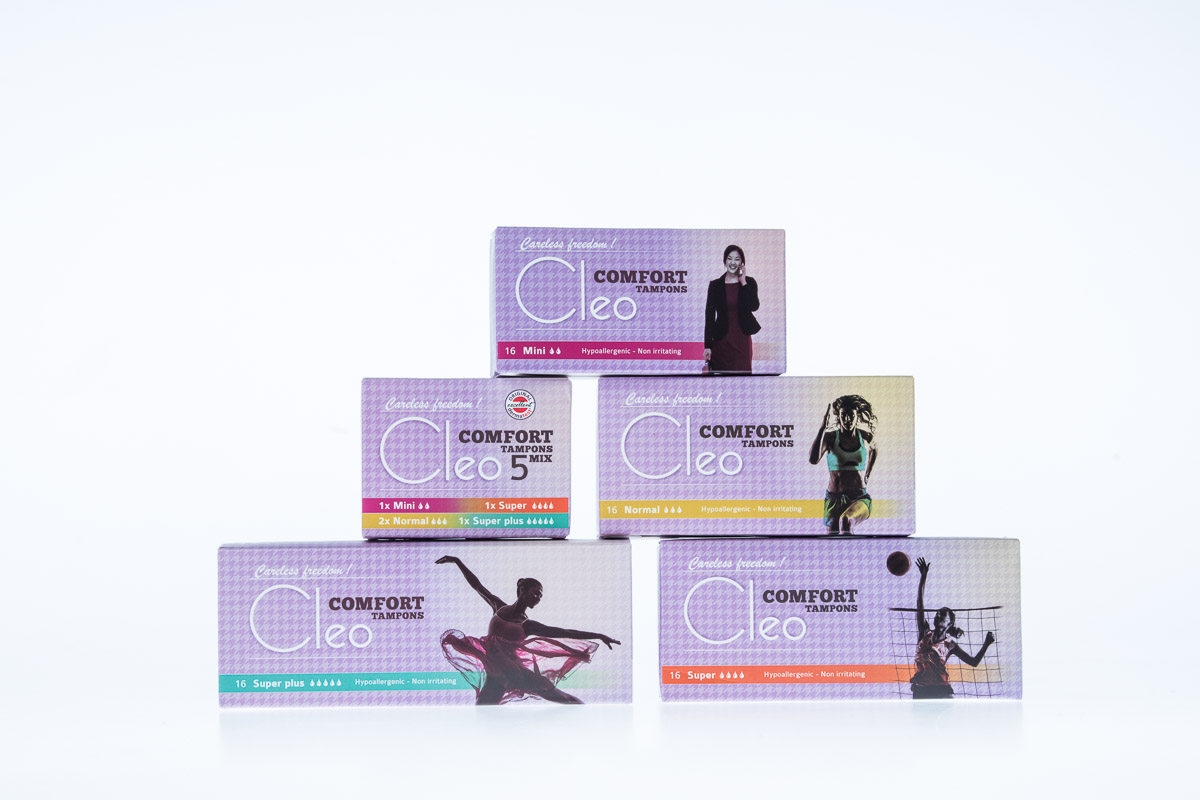 欧洲cleo卫生棉条月经棉棒量少型小号80条包邮卫生棉条