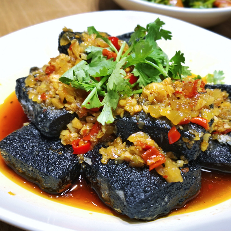 油炸铁板臭豆腐bbq户外烧烤食材冷冻素食豆制品臭豆腐