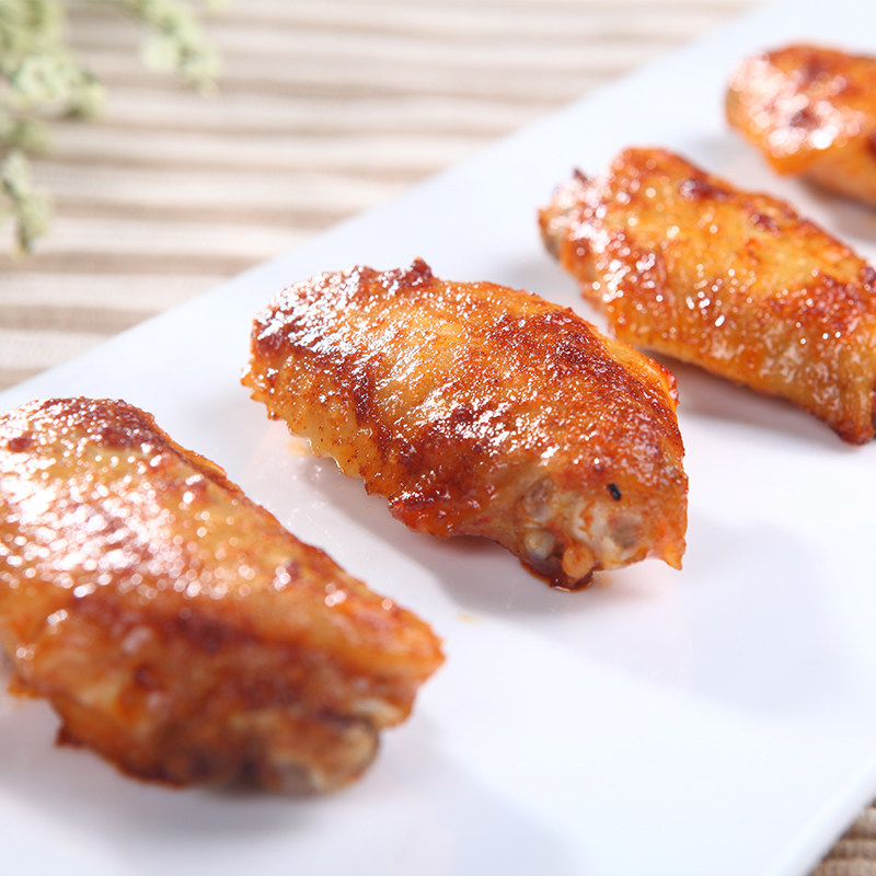 奥尔良风味蜜汁鸡翅中鸡翅bbq烧烤食材烤翅翅中1kg/约24只