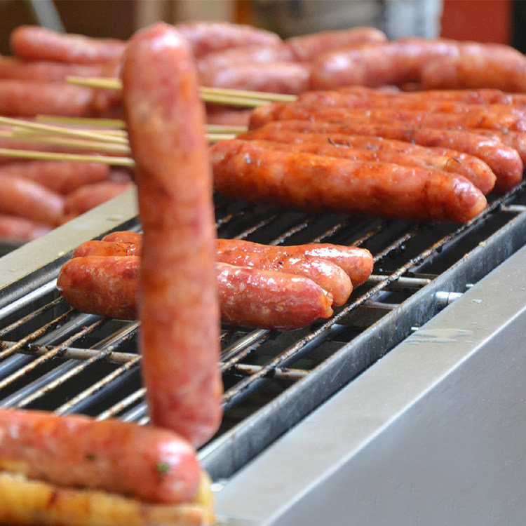 台湾风味士林大香肠热狗台式香肠烤肠超大根地道肠火山石 4根装