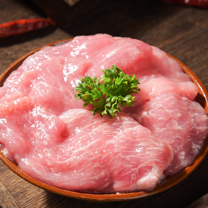 重庆火锅食材嫩猪肉片串串麻辣烫宿舍小火锅雪花肉片150g