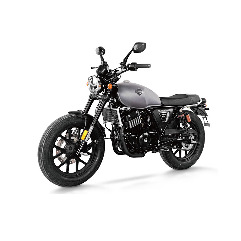 银钢拿铁yg250-8c直列双缸电喷前后碟刹abs复古摩托车整车