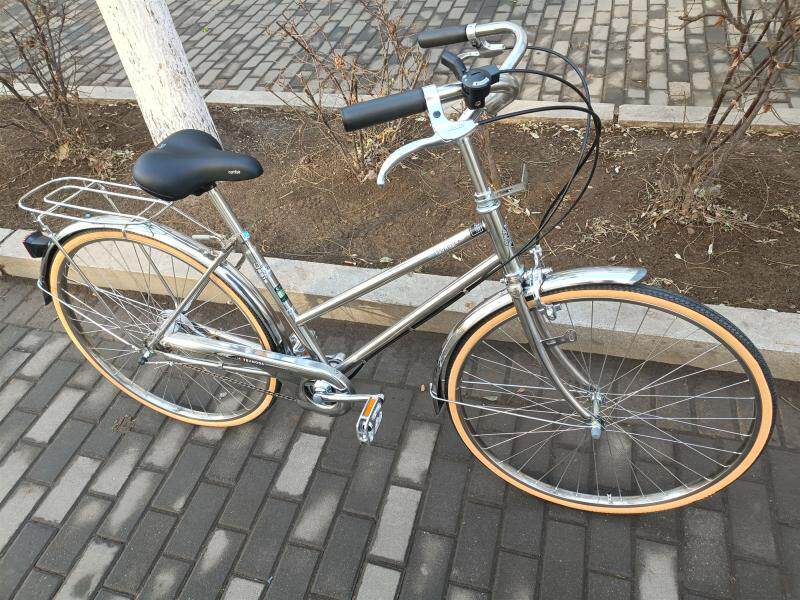 自行车不锈钢内变变速复古休闲英国国内三速轻便轻便车