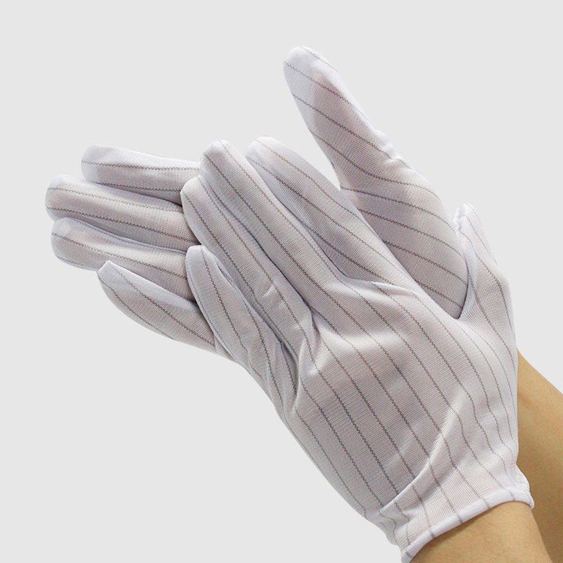 暗房防静电条纹无尘手套使用用于整理相机胶片无尘手套