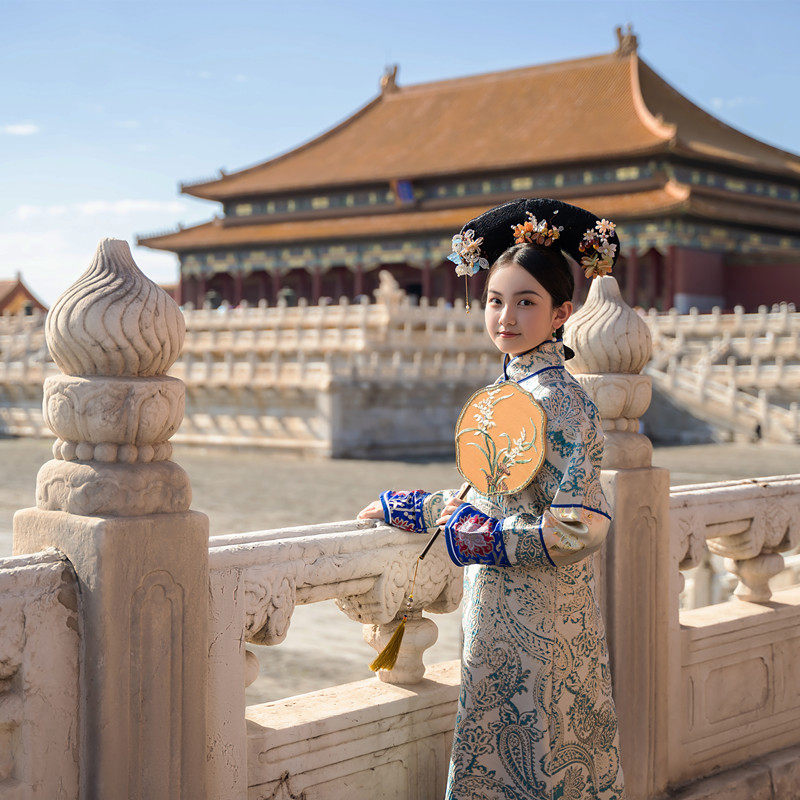 北京古装旅拍故宫天坛颐和园清宫服汉服跟拍亲子旅行拍照