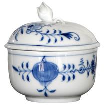 (Self-Employed) Smoke Wave to the Nice Cabinet German MEISSEN Messen Porcelain Blue Onion Series Sugar Vat Sugar Jars