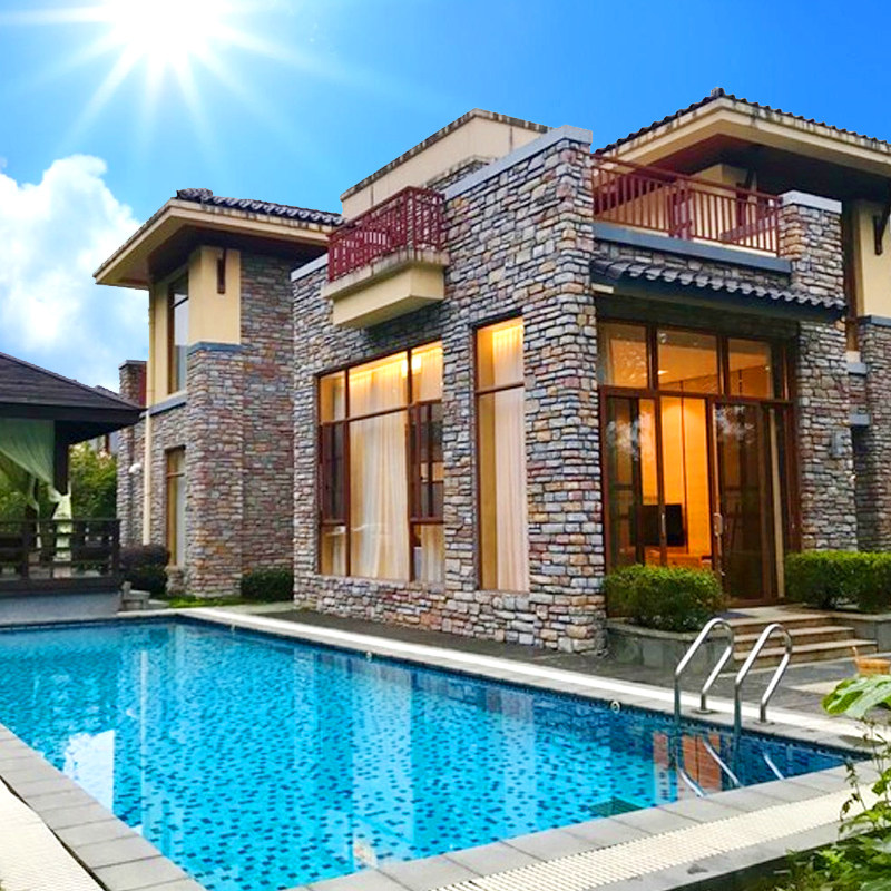 暑期钜惠丨广西贺州西溪森林温泉度假村酒店别墅住宿门票网红泳池