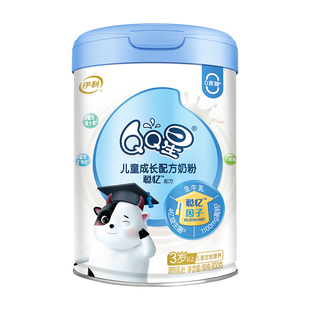 伊利QQ星聪忆奶粉学生儿童成长奶粉800g罐装3岁以上青少年奶粉