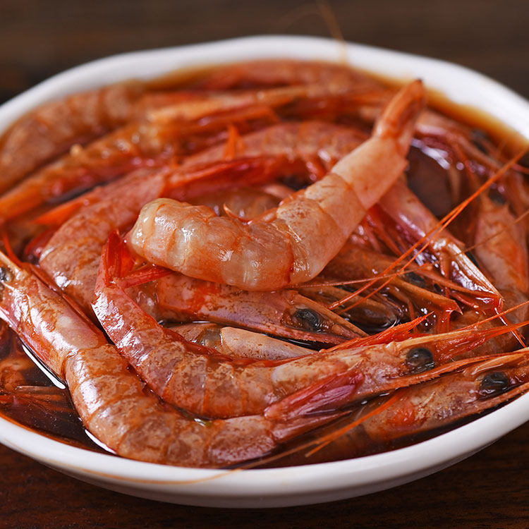 酒醉皮虾宁波酒糟醉虾小海海虾呛虾醉活醉滑虾类制品