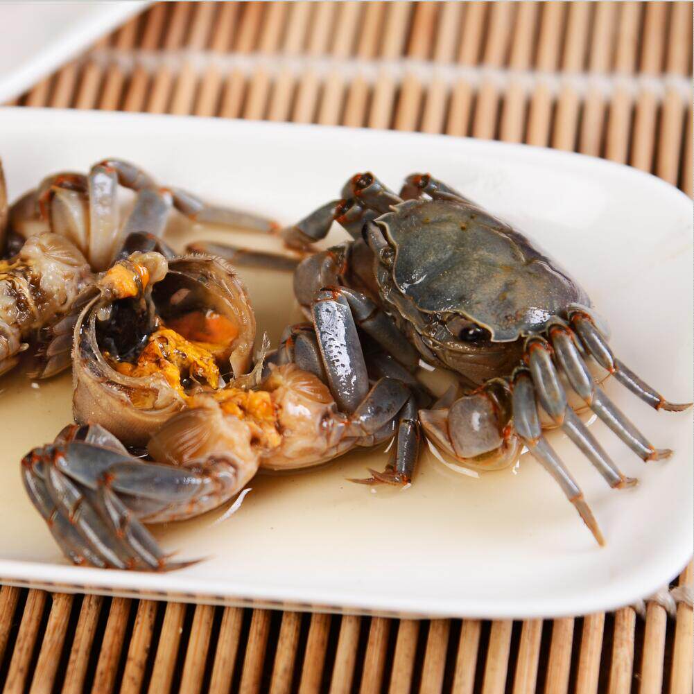 海鲜螃蟹特产香醉白玉醉蟹朋友螃蜞蟹类制品