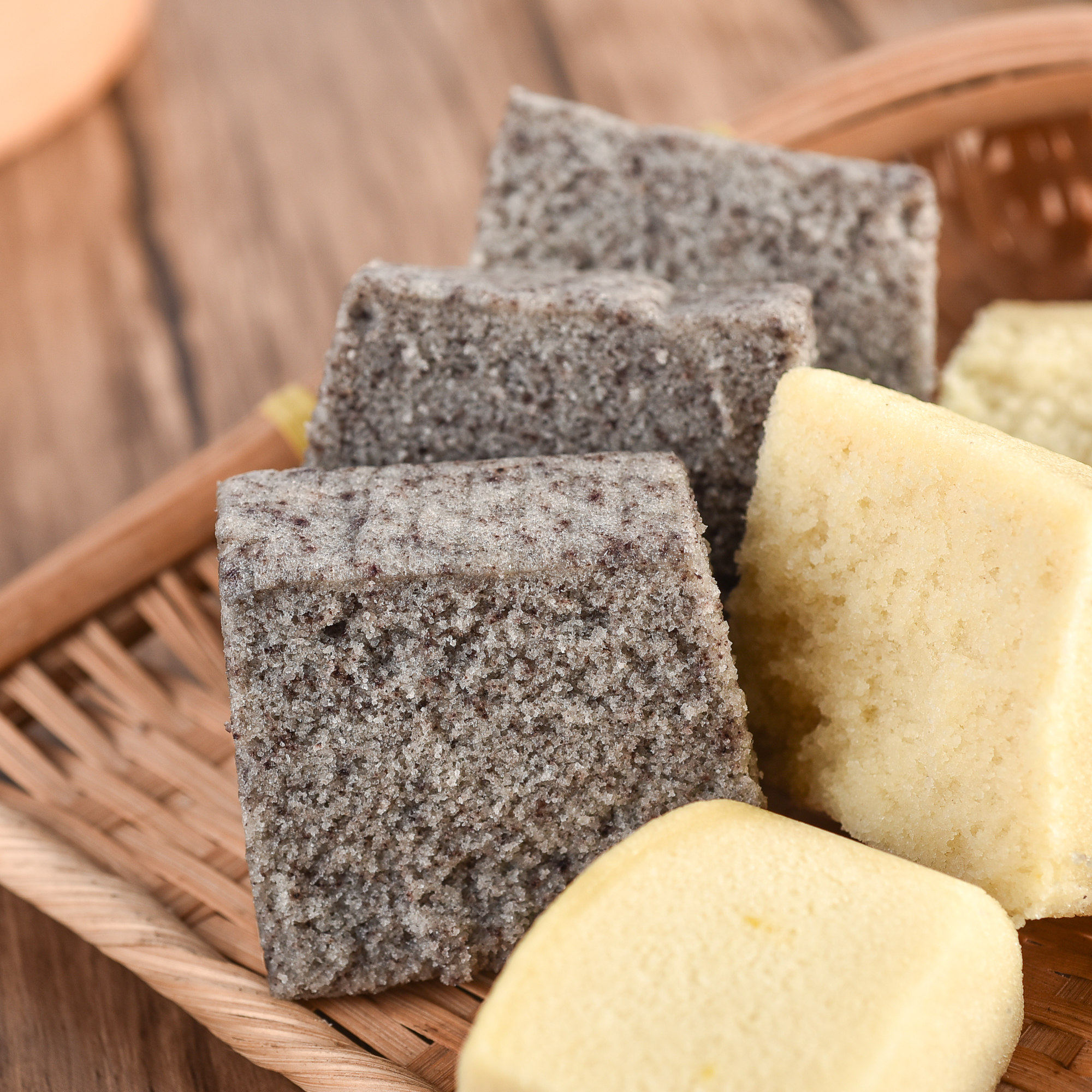 米糕传统手工糕点小米糯米发糕黑米零食点心传统中式糕点