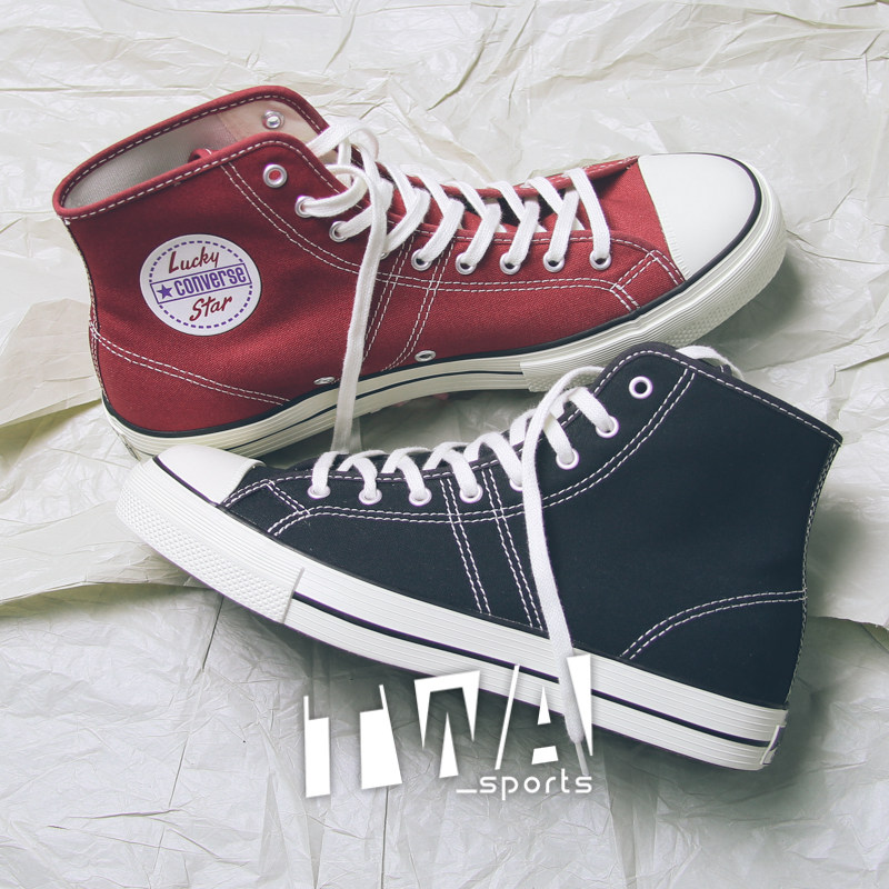 converse匡威luckystar1950s高帮低帮帆布鞋163159c163321c帆布鞋