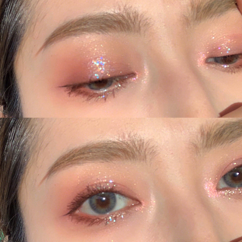 一滴女团闪闪亮片珠光液体眼影卧蚕偏光闪粉眼影