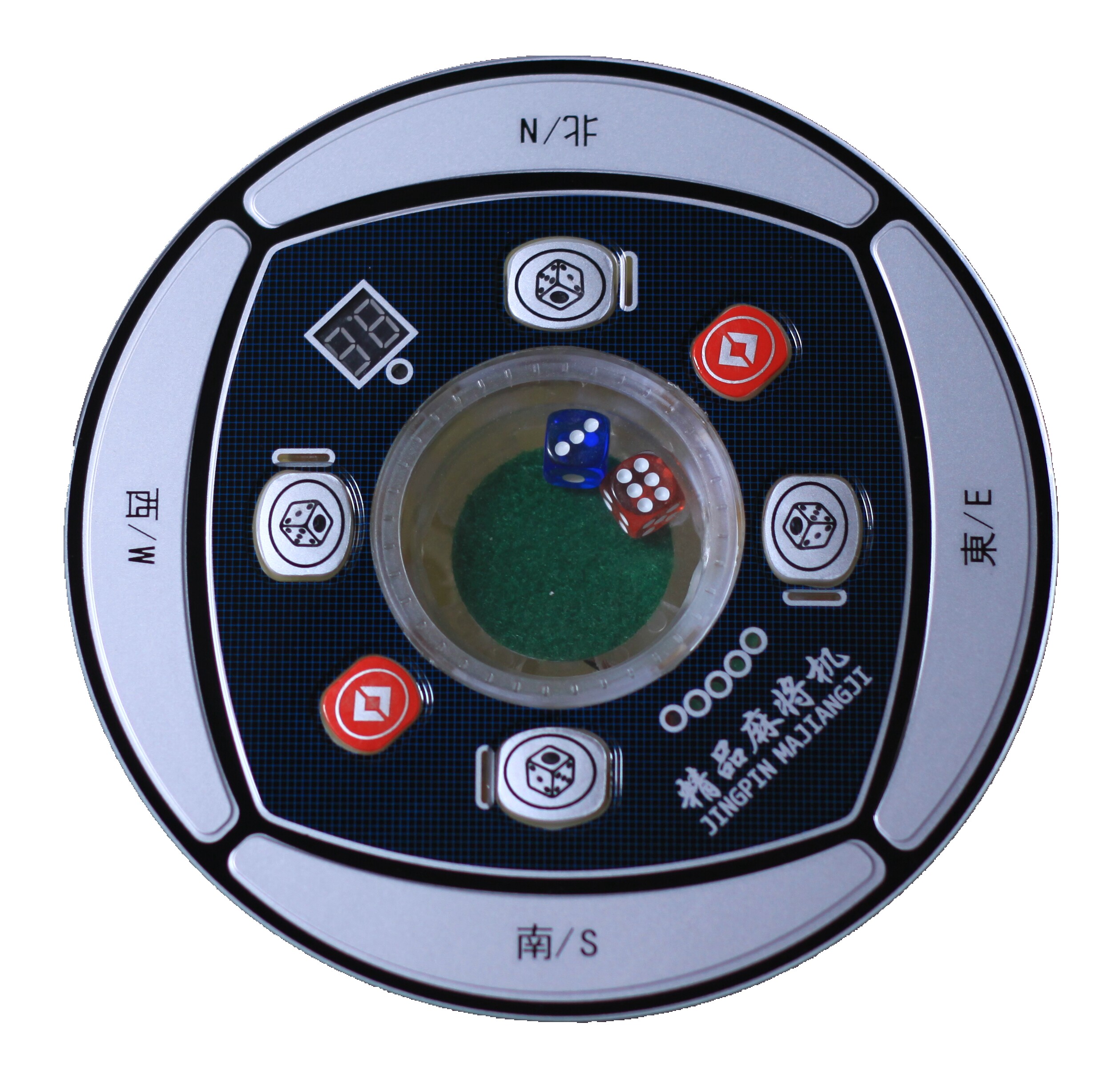 麻将机配件操作盘麻将桌控制盘总成圆盘骰子盘 升降盘 膜内注塑
