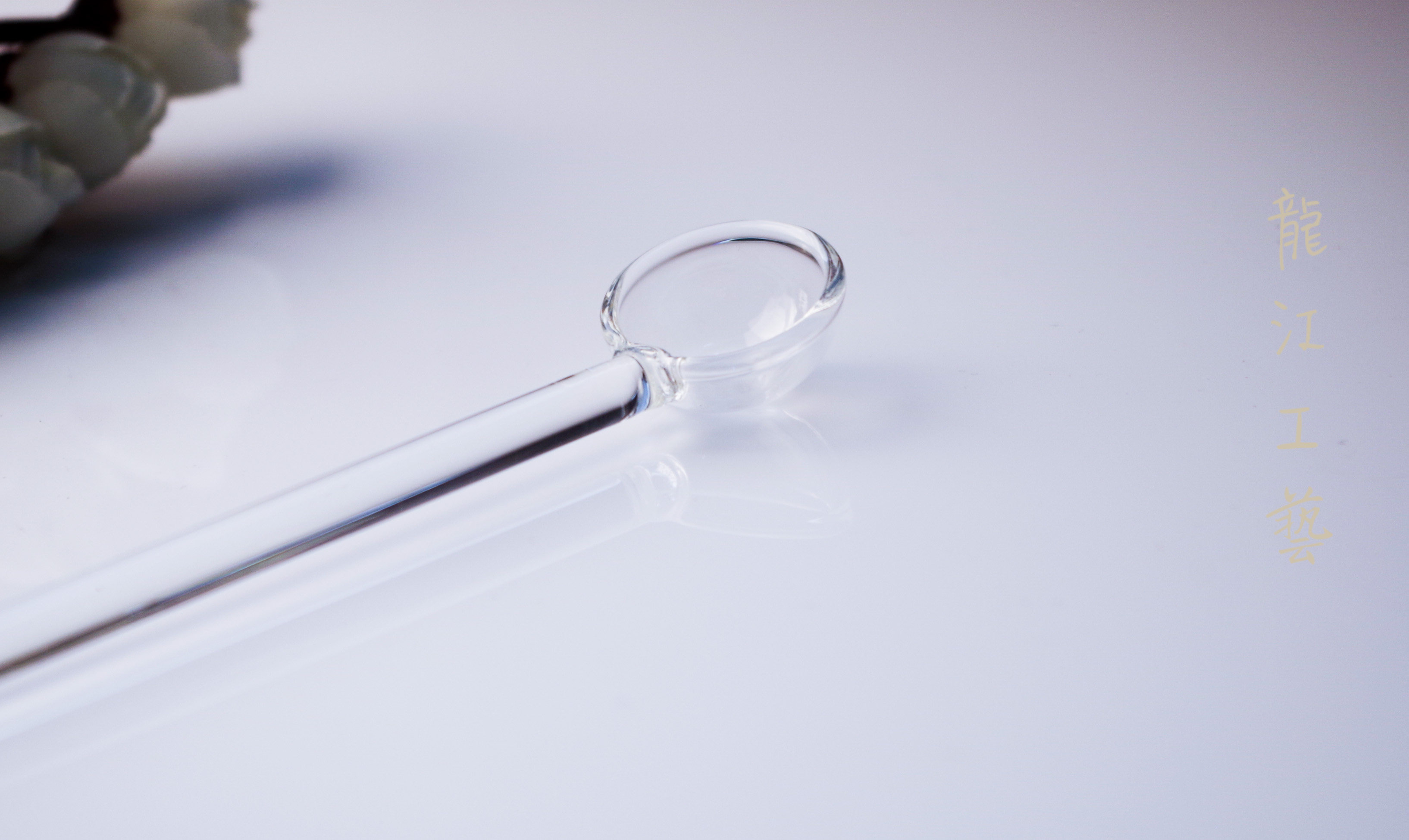 玻璃高硼硅手工勺子搅拌拌勺糖勺调味咖啡奶粉咖啡勺