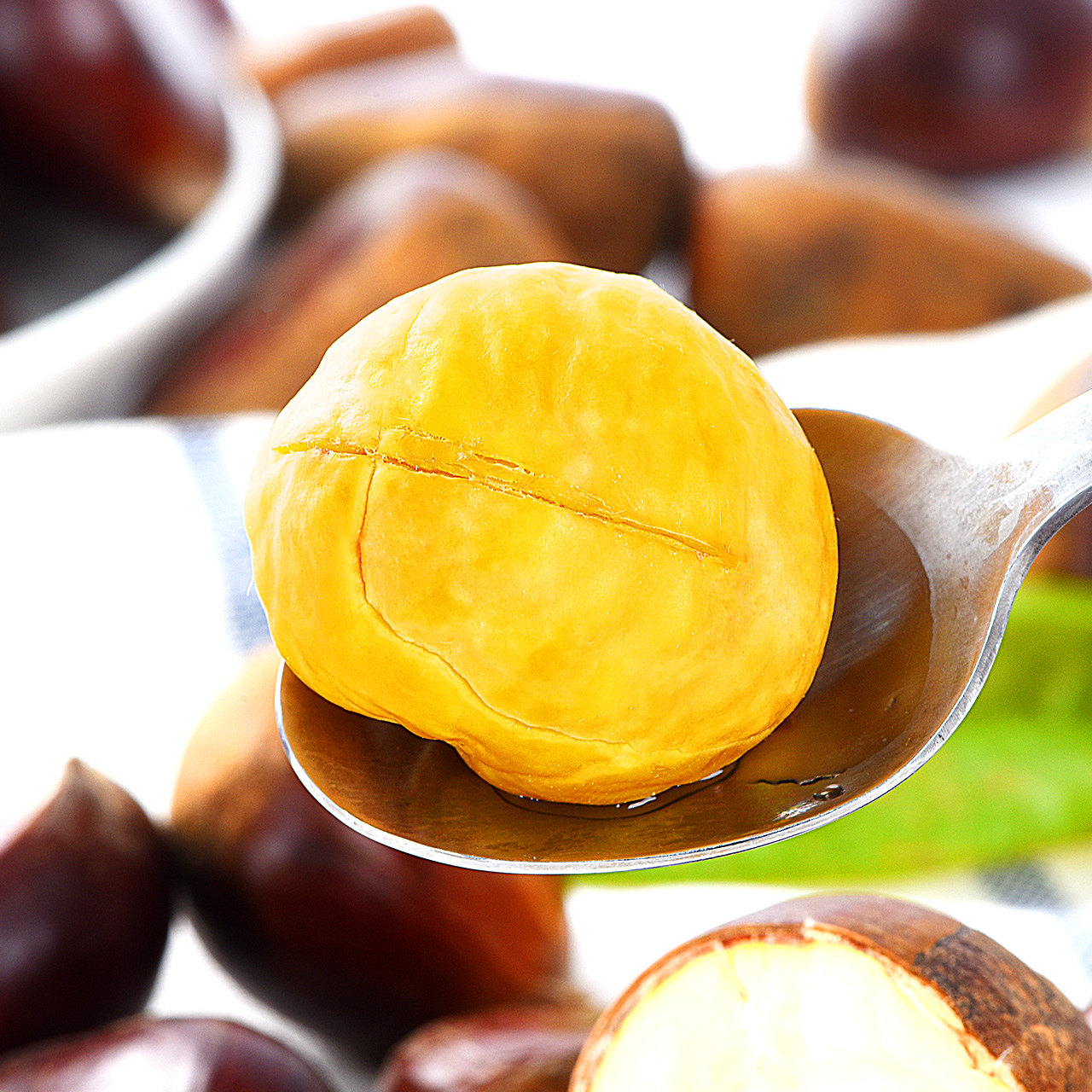 2020年新货丹东毛栗野生油栗生栗子新鲜毛栗子大粒粟子