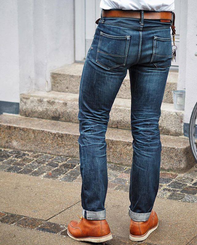 美国tellasonelgin中腰修身锥形剪裁小脚165oz牛仔裤牛仔裤