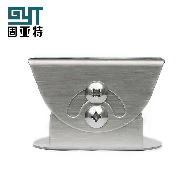 固亚特 监控摄像头鸭嘴头万向节 不锈钢万向架室外摄像机支架中号