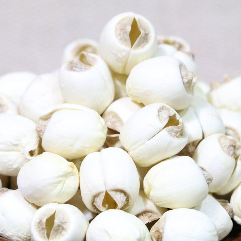 18年新货正宗农家自产特级去芯磨皮白莲子干货特产通心莲子干2罐