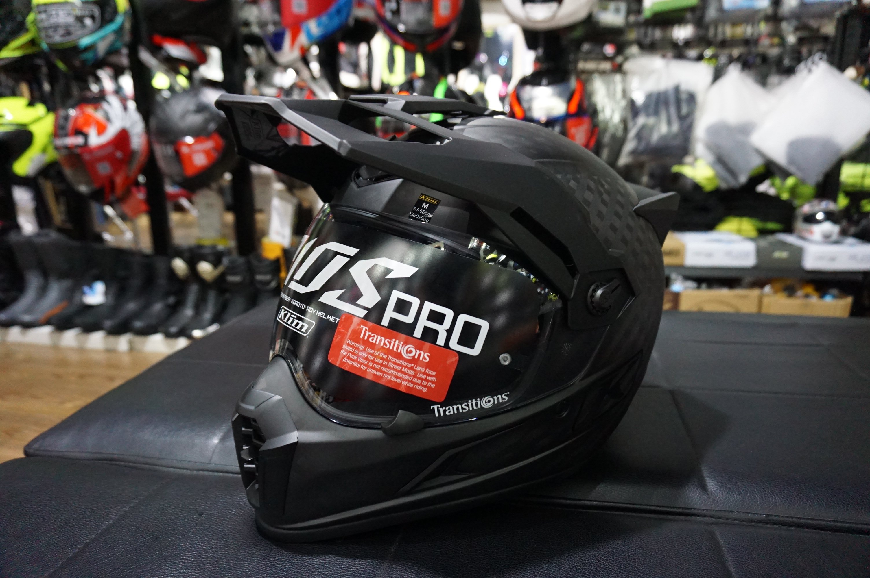 新款klimkriospro摩托车四季碳纤维越野摩托车头盔