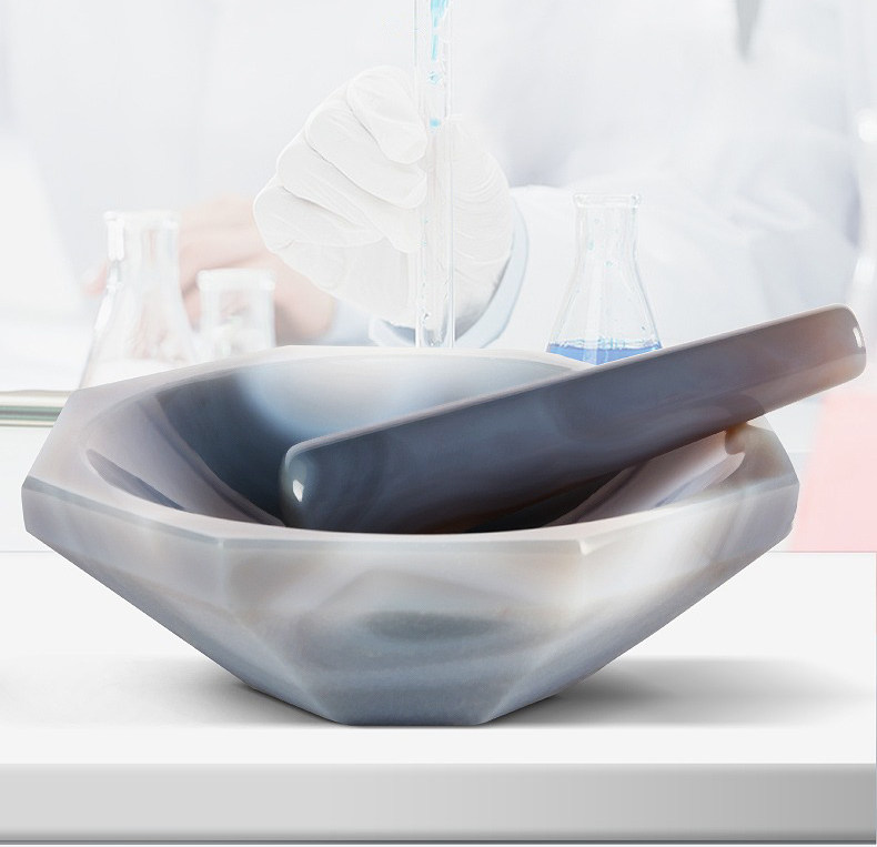 玛瑙研磨釉料天然研钵乳钵直径10mm11mm珐琅研磨膏