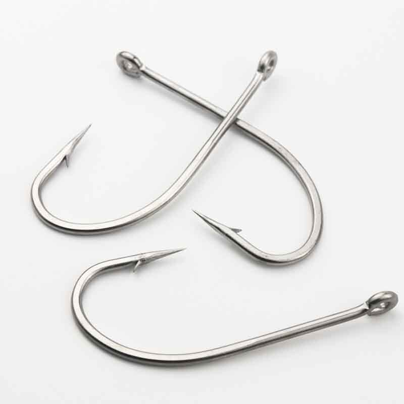 管付不锈钢长柄海散装海马超大巨物加粗深海海船鱼钩