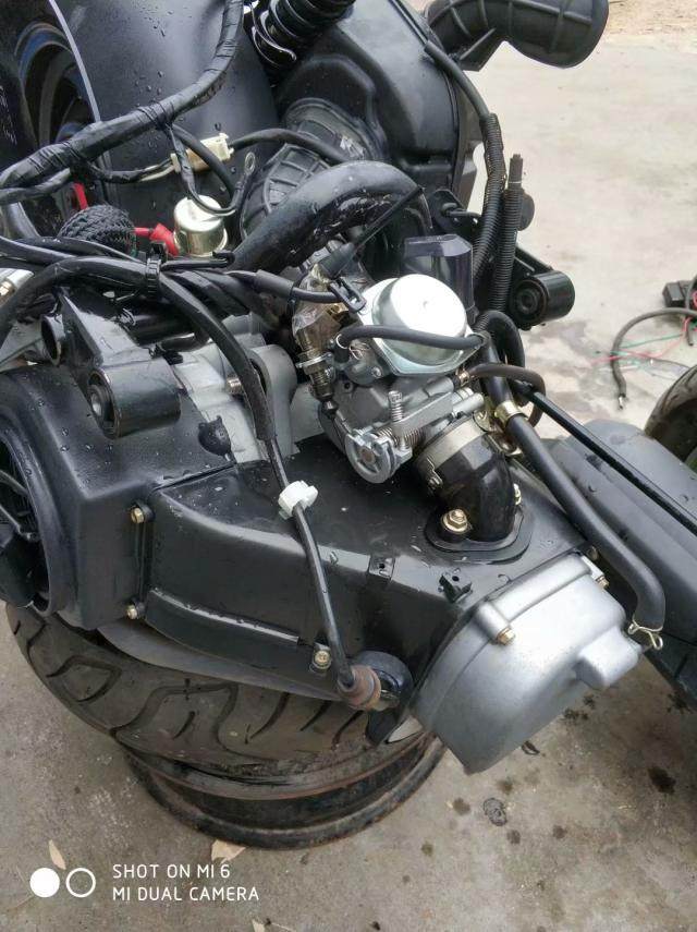 钱江踏板车朗悦跨悦领悦qj125t-15a-16e-9b发动机总成摩托车发动机