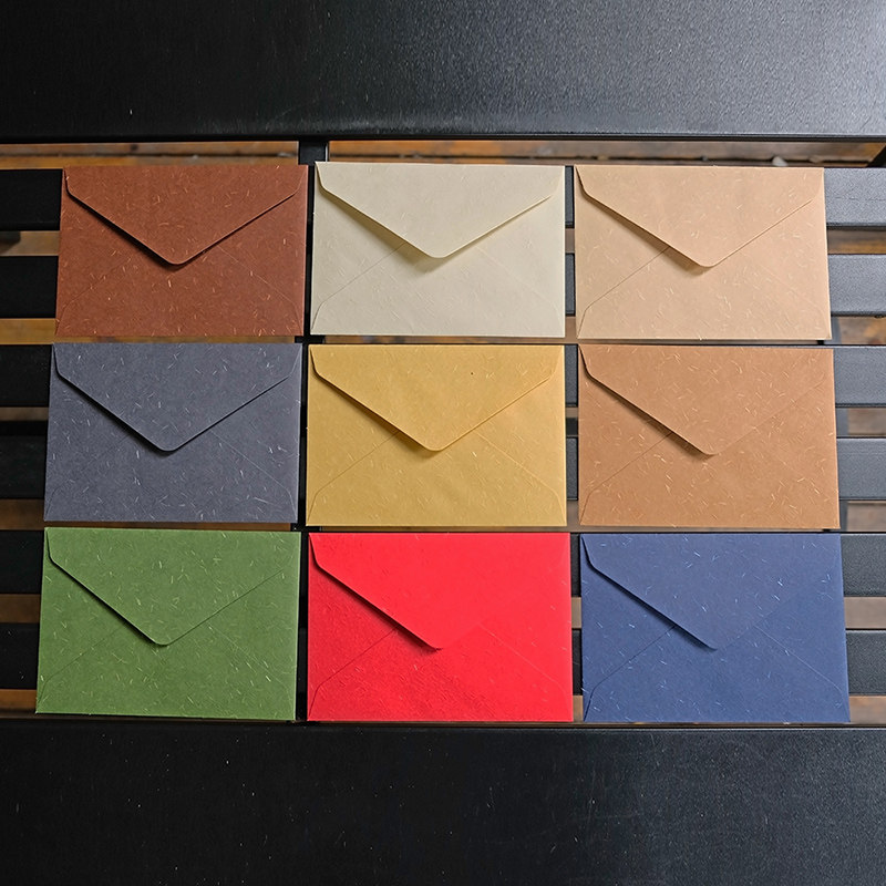 三角信封欧式原生态加印烫金定制特种文艺空白信封