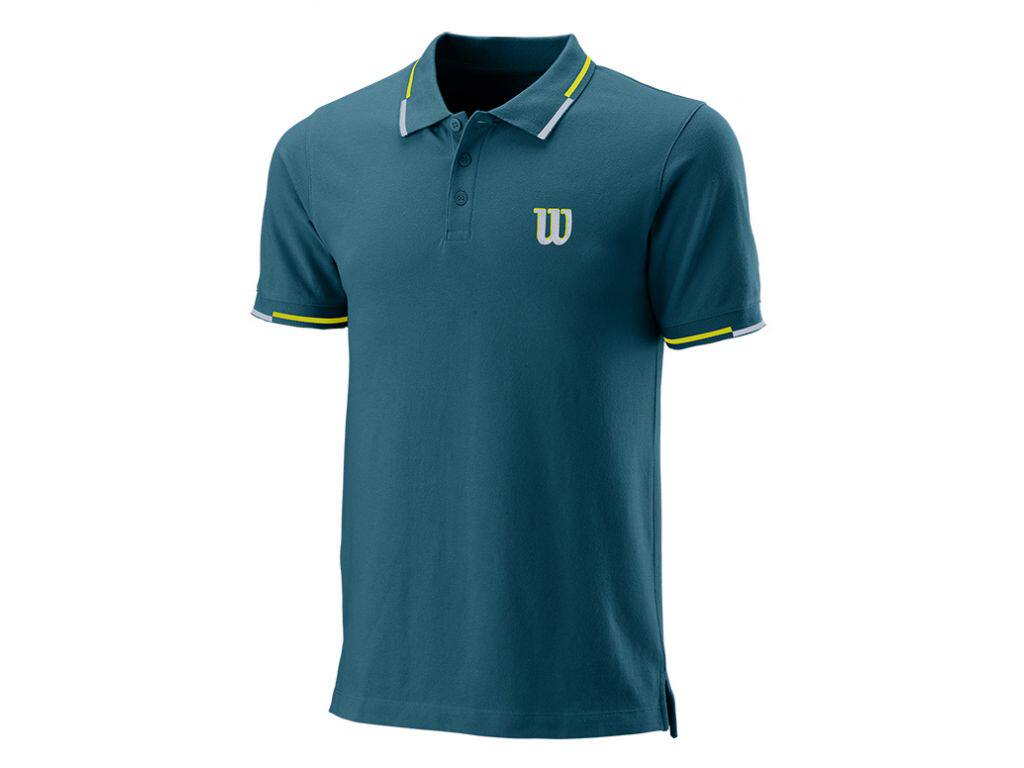 网球威尔胜wilson有机男款比赛polo运动服网球服