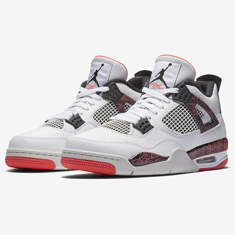 耐克男鞋 air jordan 4 aj4 兔八哥热熔岩大理石篮球鞋308497-116