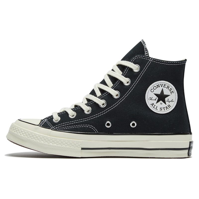 converse匡威正品男鞋女鞋1970s三星标黑色高帮帆布鞋运动板鞋