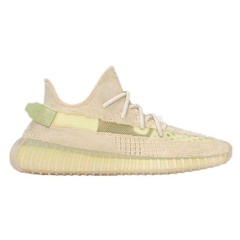 阿迪达斯男女女鞋2020yeezy椰子亚麻限定运动跑步跑步鞋