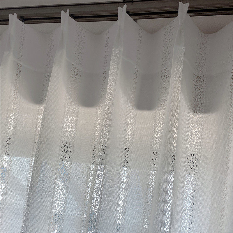 日本进口隔热防西晒窗纱纱帘现代卧室客厅落地日式镜面不透人