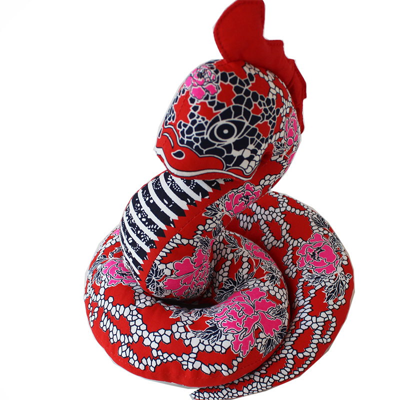 招财吉祥物十二生肖布艺摆件玩偶布络民族风中式特色摆件