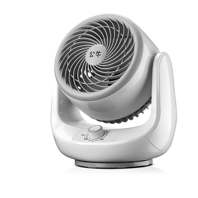 公牛空气循环扇家用电风扇落地静音涡轮对流扇办公室学生寝室台扇
