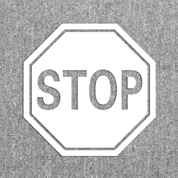 stop停止警示标志汽车改装装饰反光防水车身贴花汽车装饰贴