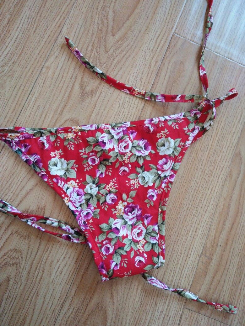 椒北衣韵原创碎花低腰内裤三角复古小裤裤衩平角裤