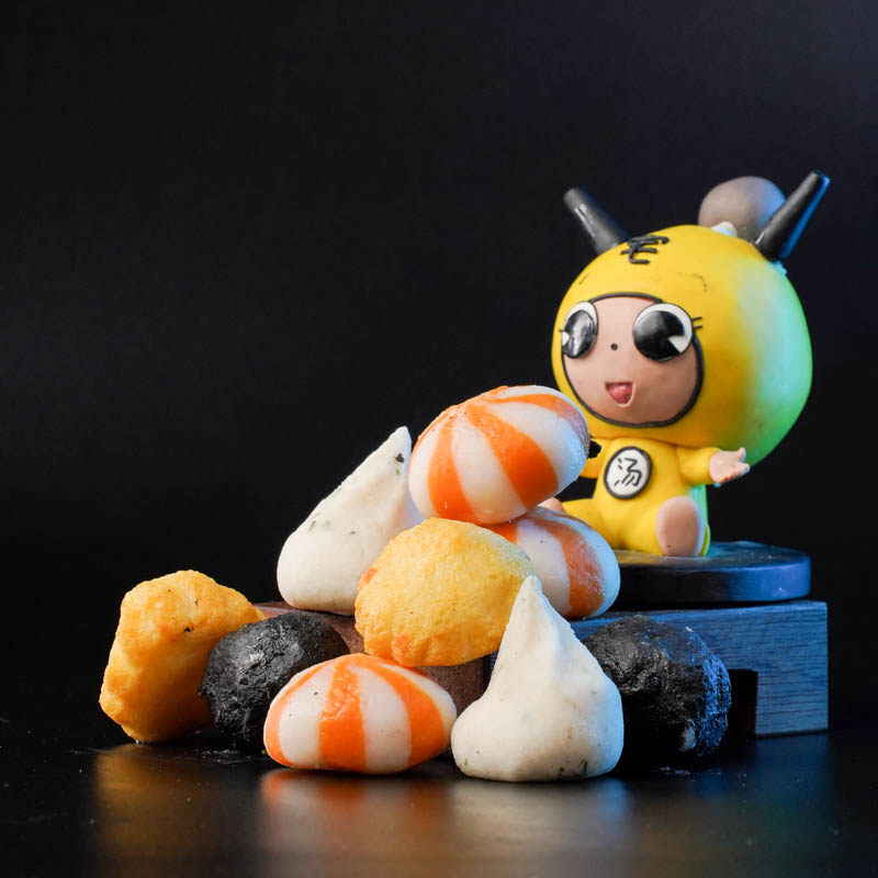 火锅食材组合套餐爆汁海鲜芝士福州鱼丸丸子鱼丸