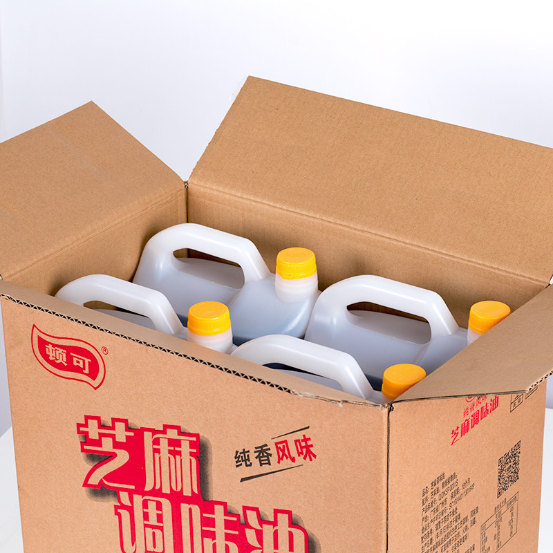 顿可纯香芝麻油5l4桶装餐饮商用捞汁海鲜凉拌火锅味碟调味增香油