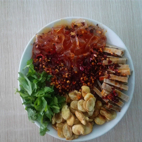 山西大同浑源凉粉 粉皮 凉皮 绿色纯天然食品350克*8袋