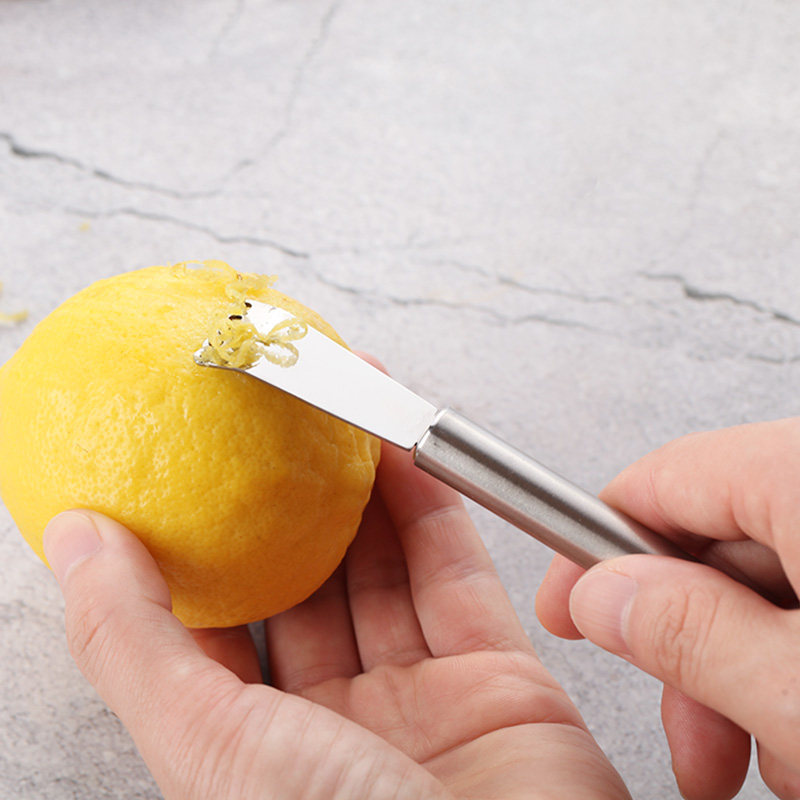 器刮德国plazotta柠檬刨皮橙丝柚丝去皮水果削刨水果削皮器